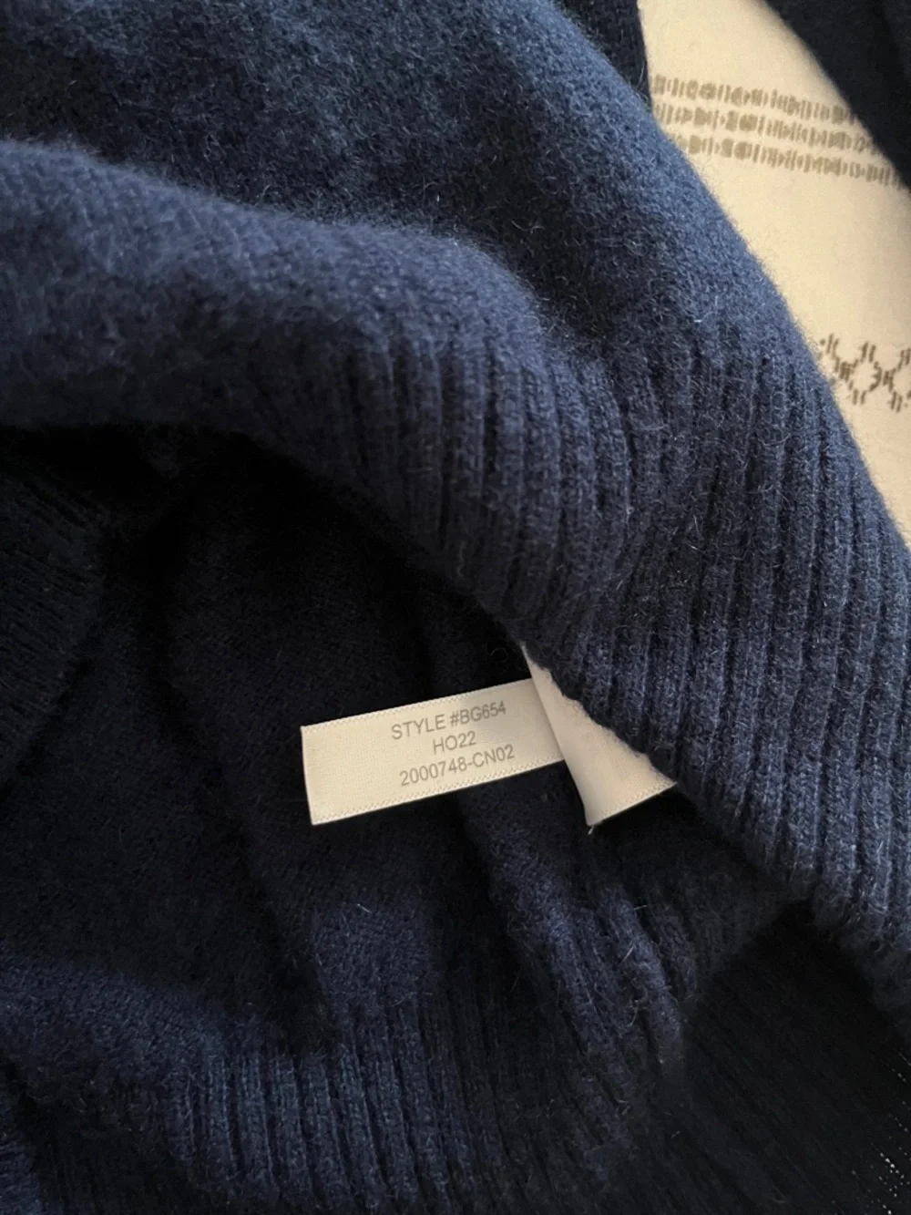 J. Crew Navy Crewneck Sweater